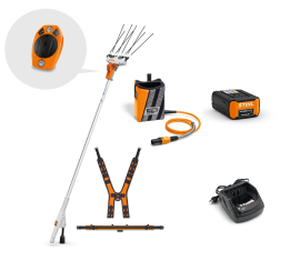 Vareador STIHL - SPA 130 con Cargador AL101, Bateria AP500S, Bolsa para bateria, Arnés, Cinturion Vareador STIHL - SPA 130 con Cargador AL101, Bateria AP500S, Bolsa para bateria, Arnés, Cinturion